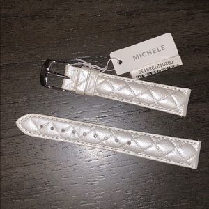 Brand new Michele leather watch band